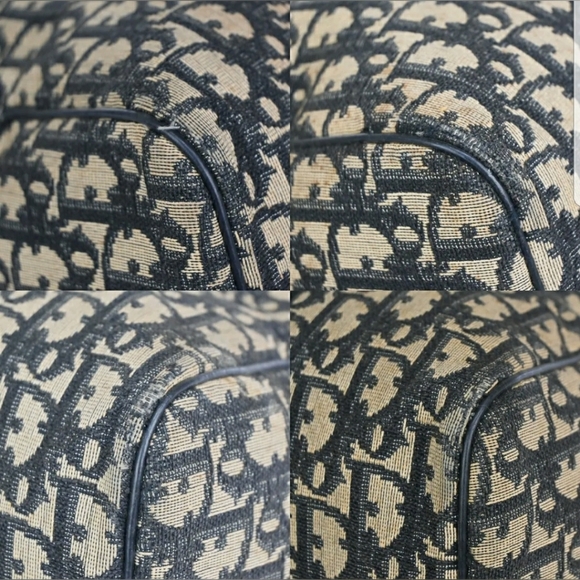 🌬CHRISTIAN DIOR Trotter Pattern Travel Hand Bag C - Picture 7 of 15